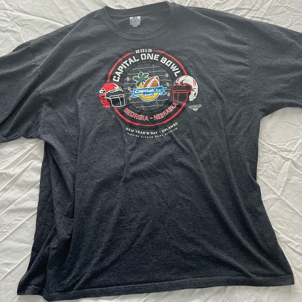 2013 Capital One Bowl Georgia vs Nebraska Bowl Game T-Shirt